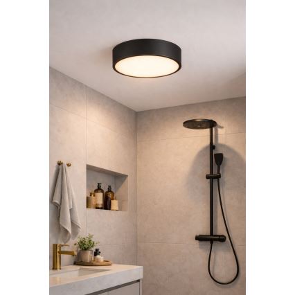 Brilagi - Badezimmer-Deckenleuchte POOL 4xE27/15W/230V Ø 50 cm IP54 schwarz