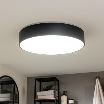 Brilagi - Badezimmer-Deckenleuchte POOL 5xE27/15W/230V Ø 60 cm IP54 schwarz