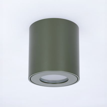 BRILAGI - Badezimmer-Einbaustrahler MIA 1xGU10/30W/230V 60x82 mm 84x80 mm dunkelgrün IP54