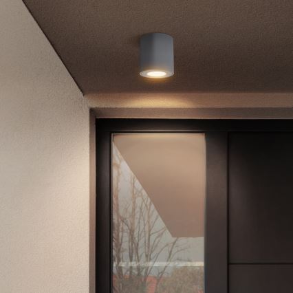 Brilagi - Badezimmer-Einbaustrahler MIA 1xGU10/30W/230V 84x80 mm anthrazit IP54