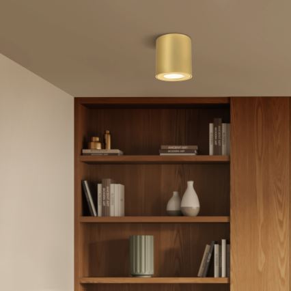 Brilagi - Badezimmer-Einbaustrahler MIA 1xGU10/30W/230V 84x80 mm goldfarben IP54
