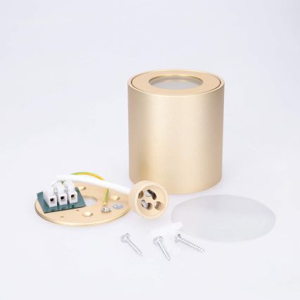 BRILAGI - Badezimmer-Einbaustrahler MIA 1xGU10/30W/230V 84x80 mm goldfarben IP54
