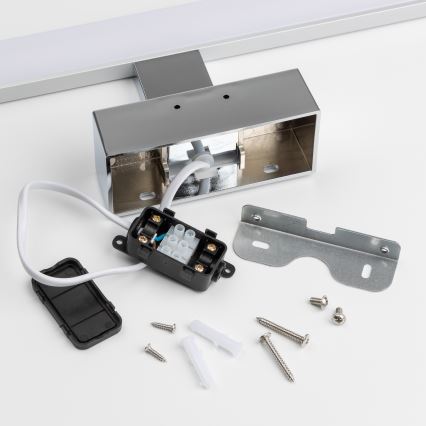 Brilagi - LED-Spiegelleuchte für Badezimmer 3-in-1 VESTRA LED/6W/230V 30 cm IP44 glänzender Chrom