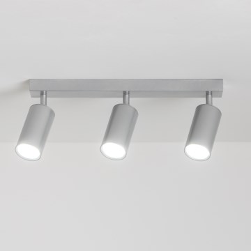 Brilagi - Badezimmerstrahler SELE 3xGU10/30W/230V IP44 silbern