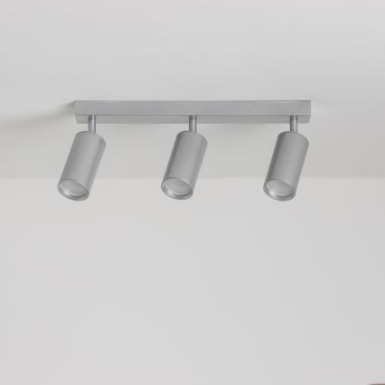 Brilagi - Badezimmerstrahler SELE 3xGU10/30W/230V IP44 silbern