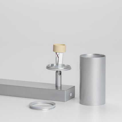 Brilagi - Badezimmerstrahler SELE 3xGU10/30W/230V IP44 silbern