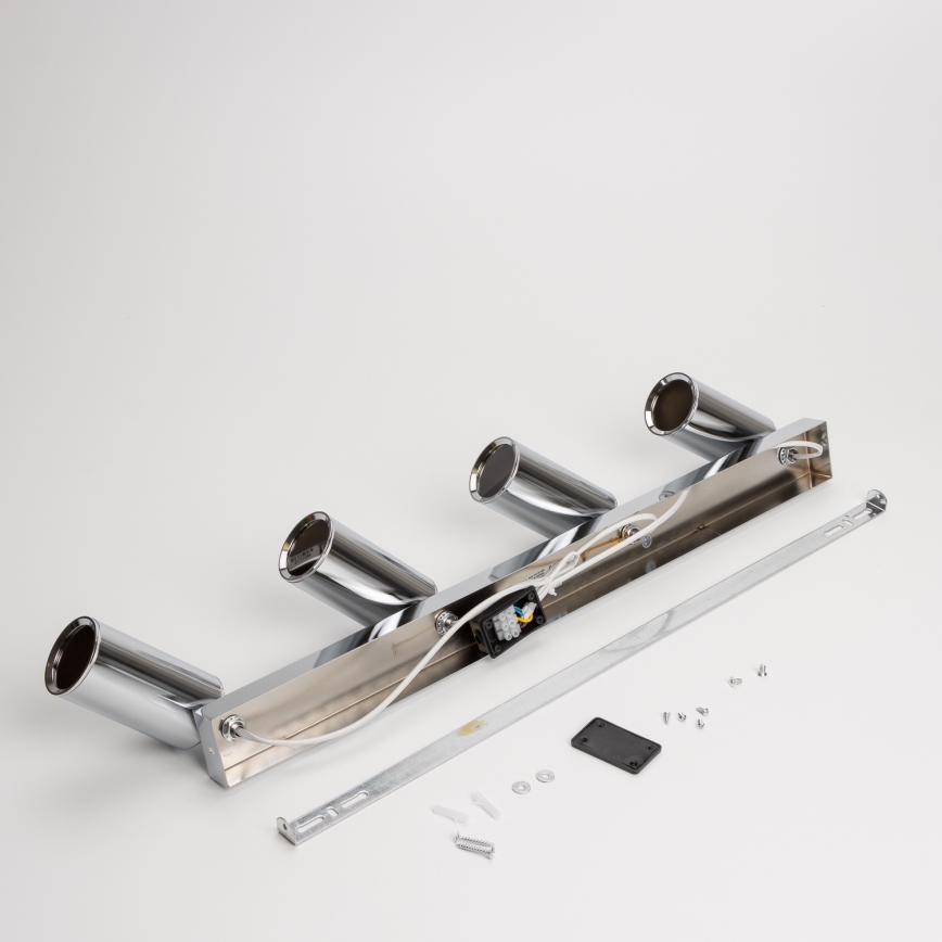 Brilagi - Badezimmerstrahler SELE 4xGU10/30W/230V IP44 glänzendes Chrom