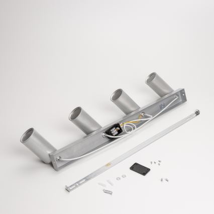 Brilagi - Badezimmerstrahler SELE 4xGU10/30W/230V IP44 silbern