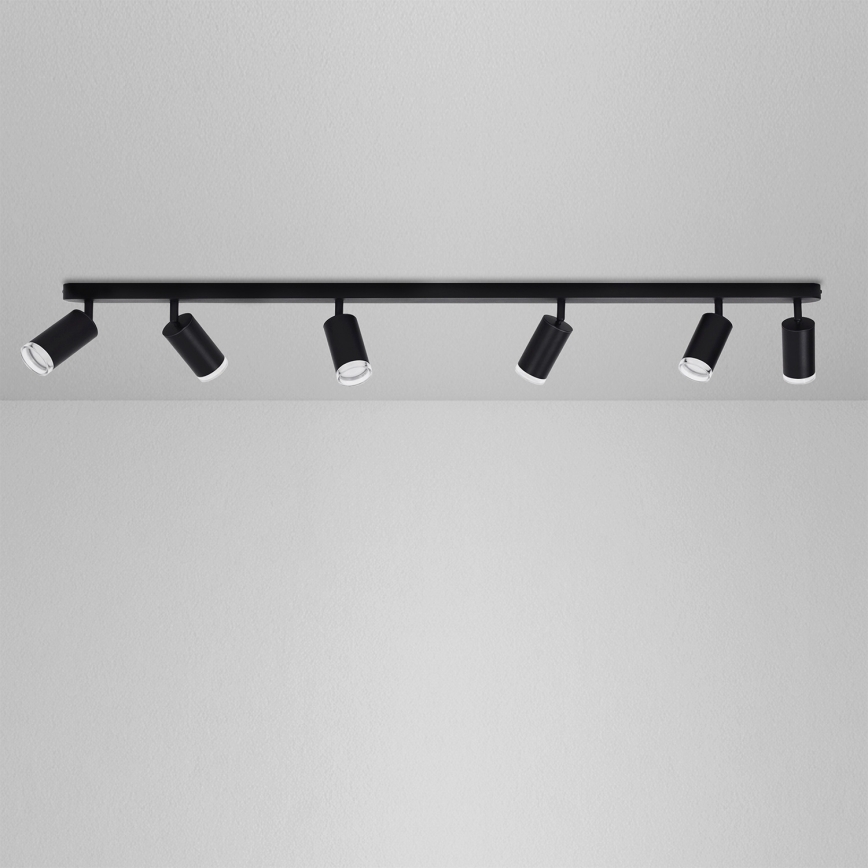 Brilagi - Badezimmerstrahler SELE 6xGU10/30W/230V IP44 schwarz