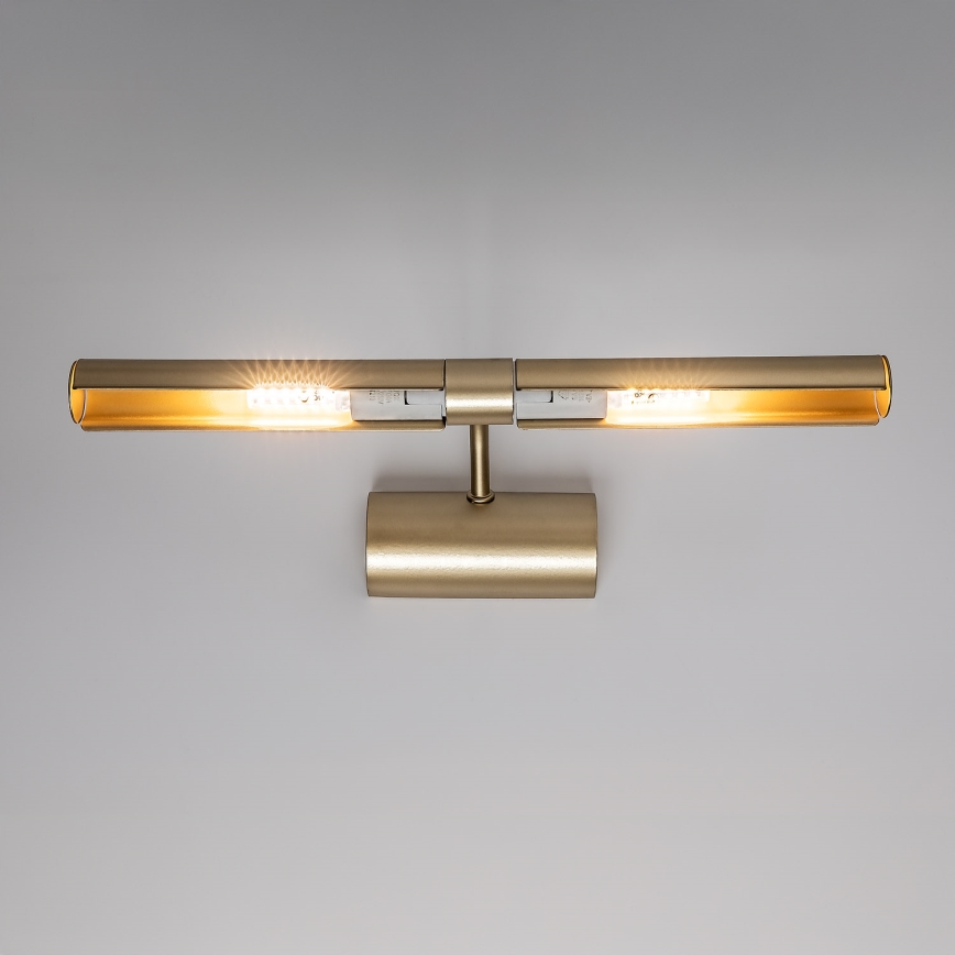 Brilagi - Bilderleuchte DANAE 2xE14/40W/230V goldfarben