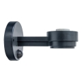 BRILAGI - Braccio da parete per esterni con sensore di movimento e sensore crepuscolare HARBOR ISLAND 1xE27/40W/230V 20 cm IP33 nero