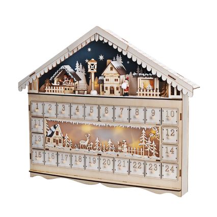 Brilagi - Calendario dell'Avvento a LED LED/2xAA pino