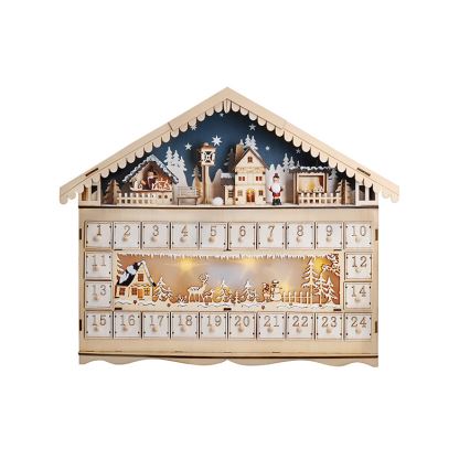 Brilagi - Calendario dell'Avvento a LED LED/2xAA pino