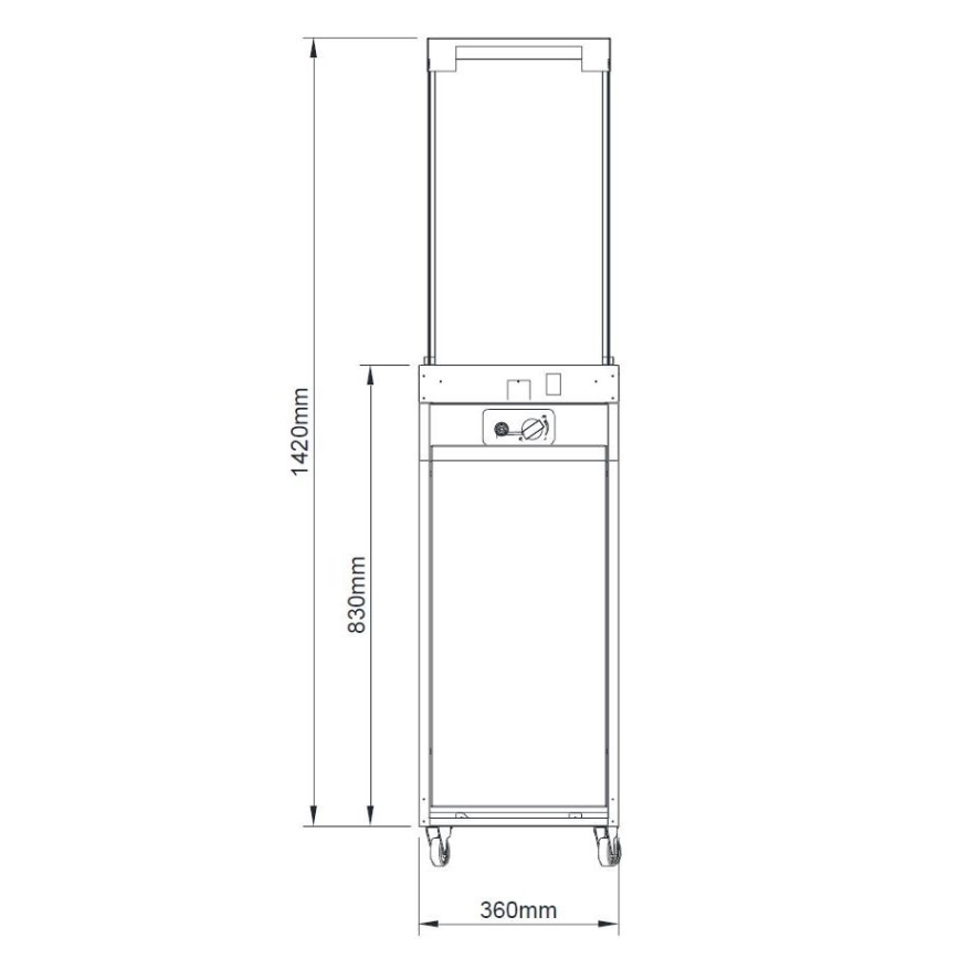 Brilagi - Camino a gas per esterni FLARO GAS 142x36 cm 8 kW 1xAAA antracite + copertura protettiva
