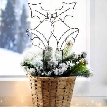 Brilagi - Campanelle natalizie a LED, 3xAA, IP44