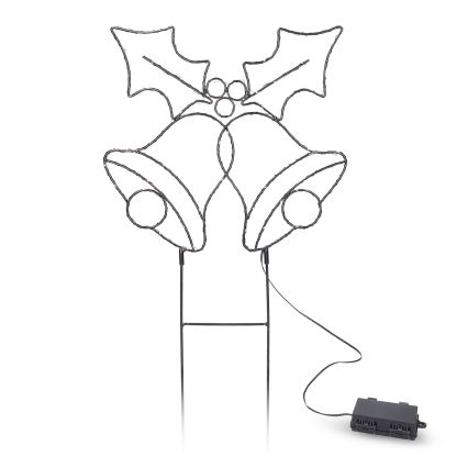 Brilagi - Campanelle natalizie a LED, 3xAA, IP44