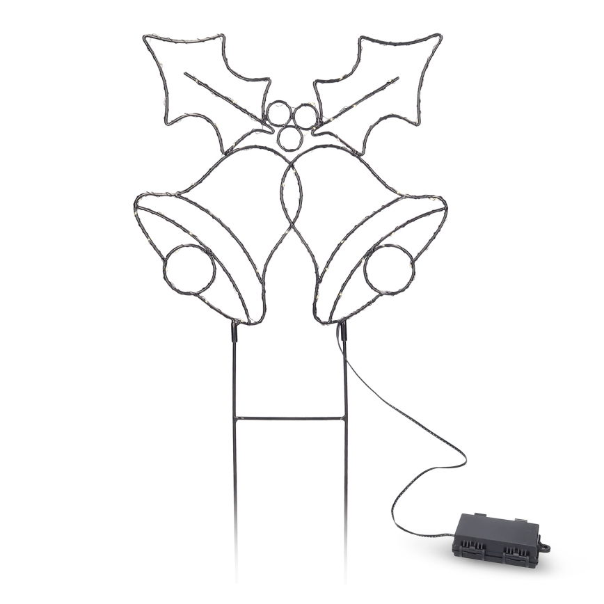 Brilagi - Campanelle natalizie a LED, 3xAA, IP44