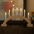 Brilagi - Candelabro natalizio a LED 7xLED/2xAA 28x45 cm