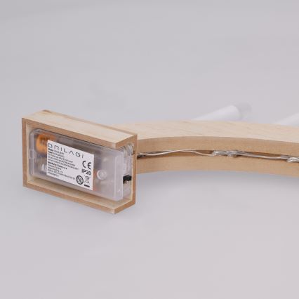 Brilagi - Candelabro natalizio a LED 7xLED/2xAA 28x45 cm