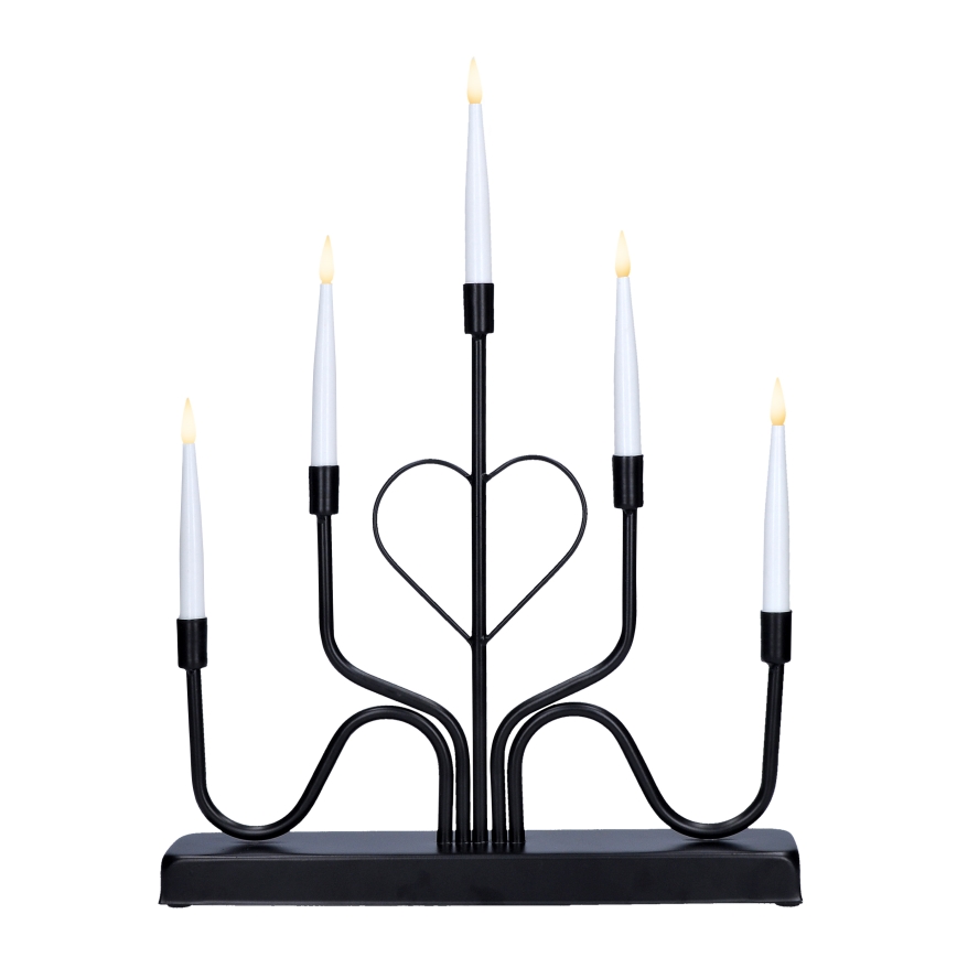 Brilagi - Candelabro natalizio a LED LED/2xAA nero