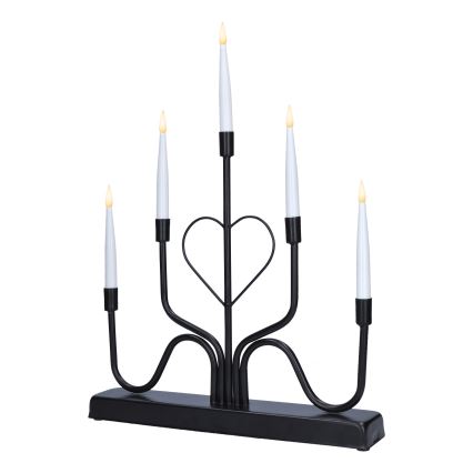 Brilagi - Candelabro natalizio a LED LED/2xAA nero