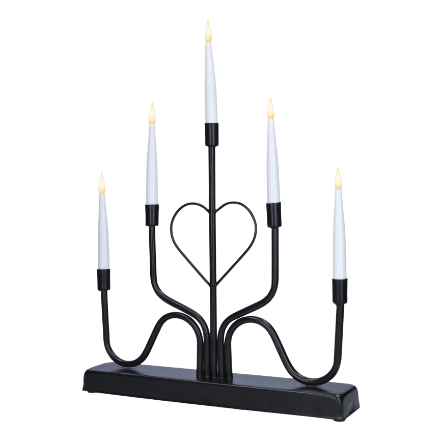 Brilagi - Candelabro natalizio a LED LED/2xAA nero