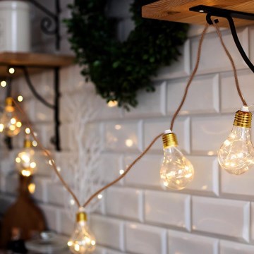 Brilagi - Catena decorativa a LED 10xLED/3xAA 1,8m bianco caldo