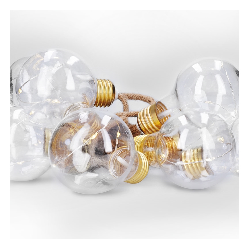 Brilagi - Catena decorativa a LED 10xLED/3xAA 1,8m bianco caldo