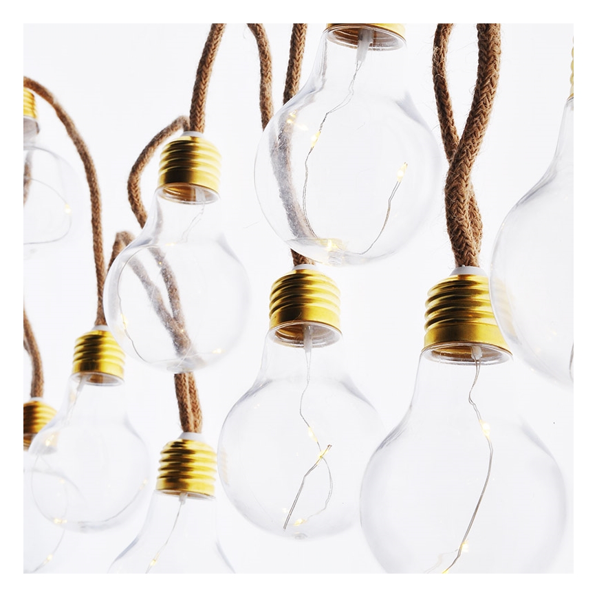 Brilagi - Catena decorativa LED 10xLED/3xAA 1,8m bianco caldo