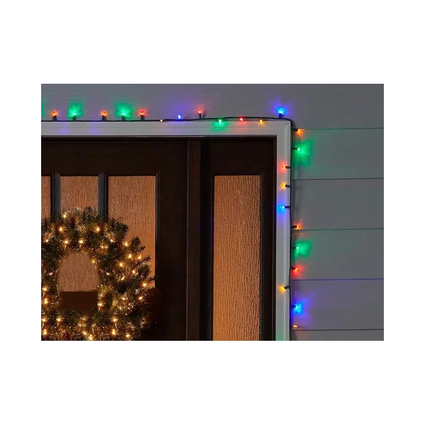 Brilagi - Catena LED natalizia da esterno 200xLED/2 funzioni 25m IP44 multicolor