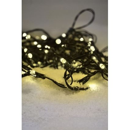 Brilagi - Catena LED natalizia da esterno 700xLED/8 funzioni 75m IP44 bianco caldo