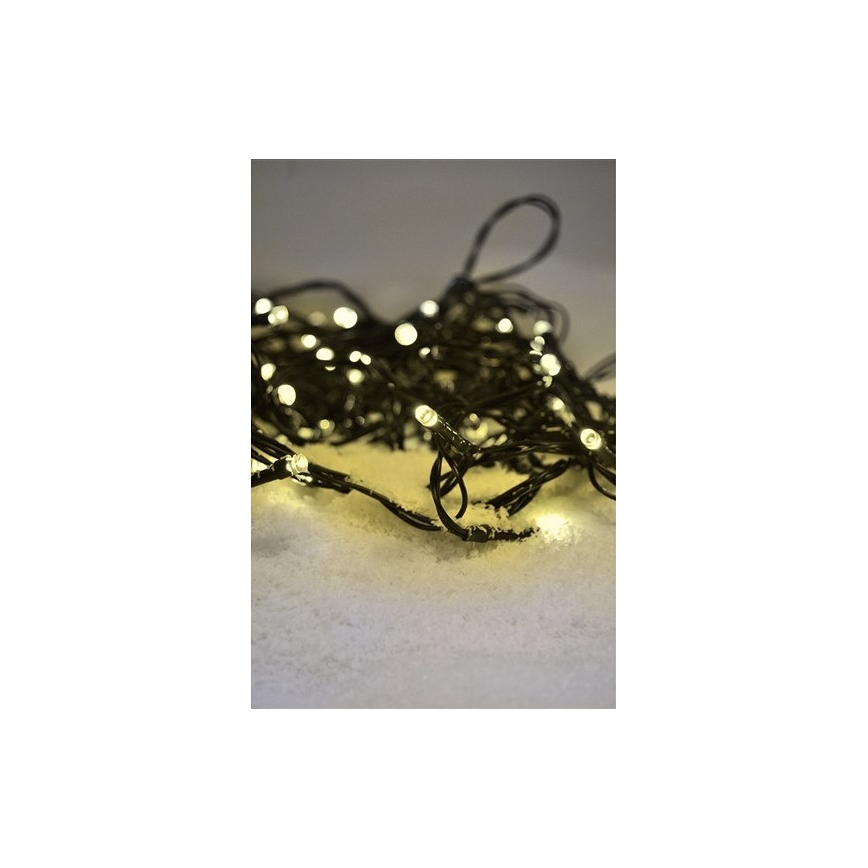 Brilagi - Catena LED natalizia da esterno 700xLED/8 funzioni 75m IP44 bianco caldo