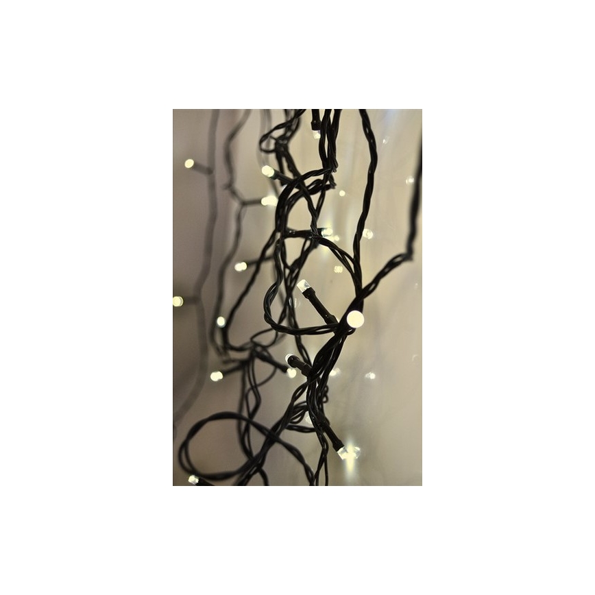 Brilagi - Catena LED natalizia da esterno 700xLED/8 funzioni 75m IP44 bianco caldo