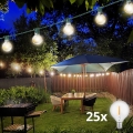 Brilagi - Catena luminosa decorativa LED da esterno GHIRLANDA 25xE12/0,8W/230V 20m verde IP44 bianco caldo