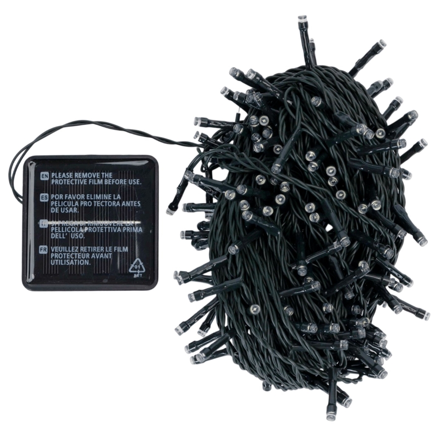 BRILAGI - Catena luminosa solare natalizia a LED 200xLED/8 modalità 22m 800 mAh IP65 bianco caldo