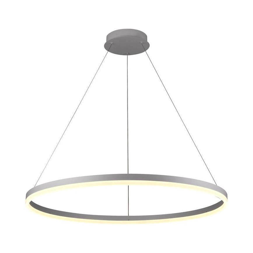 Brilagi - dimmbare LED-Hängeleuchte an Kabel CIRCLE LED/55W/230V 3000-6500K Ø 80 cm weiß + Fernbedienung