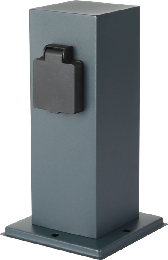 Brilagi - Colonne de prises extérieur PILLAR 1Z SCHUKO 230V IP44 anthracite