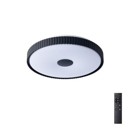 Brilagi - LED-dimmbare Deckenleuchte CORVO LED/72W/230V 3000-6000K schwarz Ø 50 cm + Fernbedienung