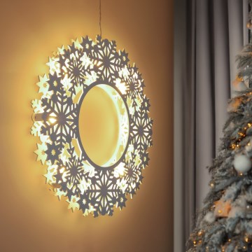 Brilagi - Couronne de Noël LED 30 cm (2x AA)