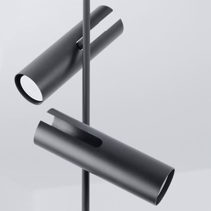 Brilagi - Deckenleuchte an Stange BRANCH 3xGU10/30W/230V schwarz