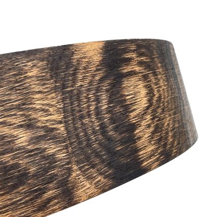 Brilagi - Deckenleuchte CARVALHO SMOKEY 2xE27/60W/230V Eiche Ø 37,5 cm