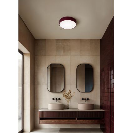 Brilagi - Deckenleuchte CLARE 2xE27/24W/230V Ø 30 cm burgunderrot