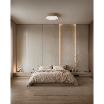 Brilagi - Deckenleuchte CLARE 3xE27/40W/230V d 40 cm beige