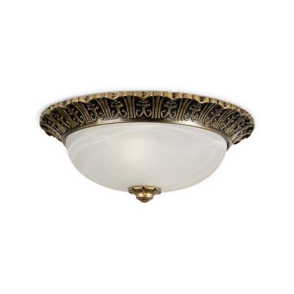 Brilagi - Deckenleuchte FRESCO 2xE27/40W/230V Ø 30 cm goldfarben