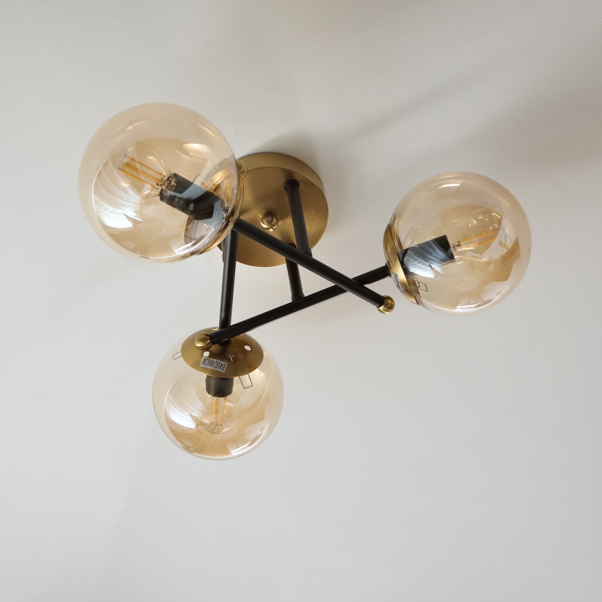Brilagi - Deckenleuchte MALIVA 3xE14/15W/230V Gold