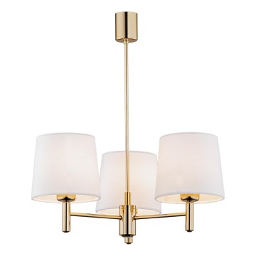 Brilagi - Deckenleuchte mit Stab MONTE 3xE27/60W/230V creme/gold