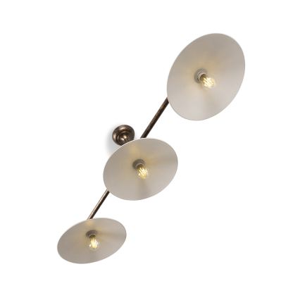 BRILAGI - Deckenleuchte mit Stange FORGE 3xE27/60W/230V Kupfer/Patina