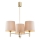 Brilagi - Deckenleuchte mit Stange MONTE 3xE27/60W/230V Beige/Gold