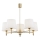 Brilagi - Deckenleuchte mit Stange MONTE 5xE27/60W/230V creme/gold