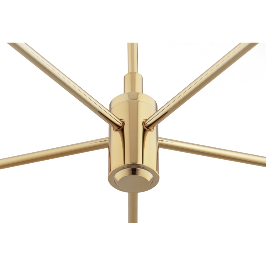 Brilagi - Deckenleuchte mit Stange MONTE 5xE27/60W/230V creme/gold